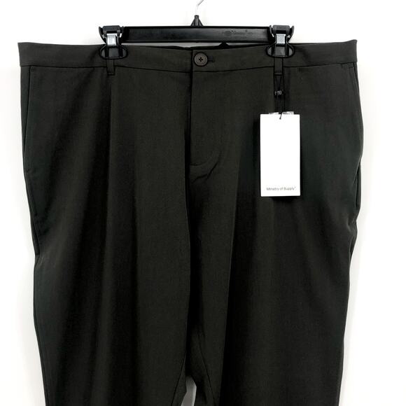 MINISTRY OF SUPPLY Men's Pace Chino Pants 40x34 Dark Olive Green NWT - Picture 5 of 11